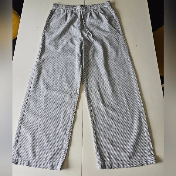 NWT J.Crew Factory Wide Leg Linen Pants - Picture 4 of 9